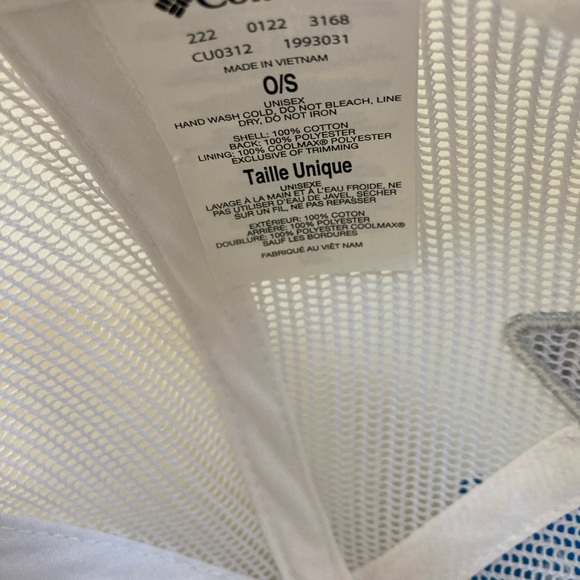 NWT Columbia hat performance fishing gear - Picture 10 of 11